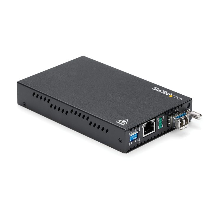 StarTech.com Conversor de Meios Ethernet Gigabit de Cobre para Fibra…