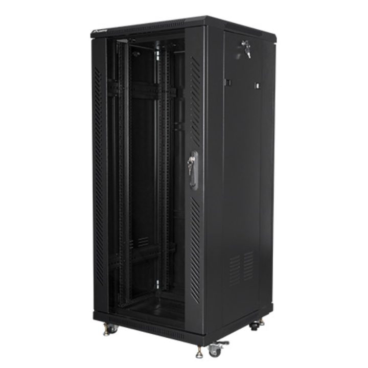 Armario Lanberg rack 19 pulgadas 27U 600X600 negro (FF01-6627-12B)
