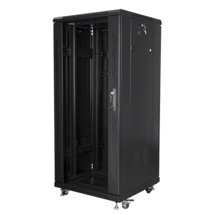 Lanberg 19-inch rack cabinet 27U 600X600 black (FF01-6627-12B)