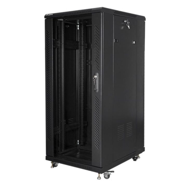 Lanberg FF01-6827-12B armario rack 27U Rack o bastidor independiente…