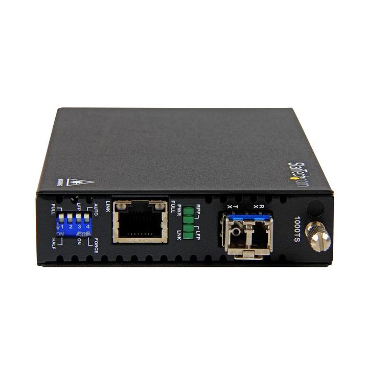 StarTech.com Conversor de Medios de Ethernet Gigabit de Cobre a Fibra…