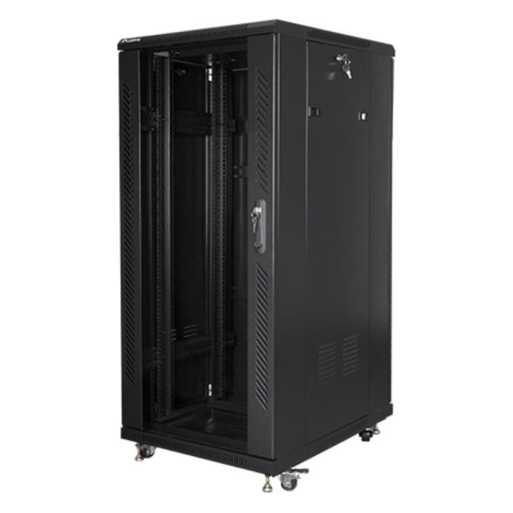 Lanberg FF01-6827-12B 27U Rack Cabinet Free-standing Black