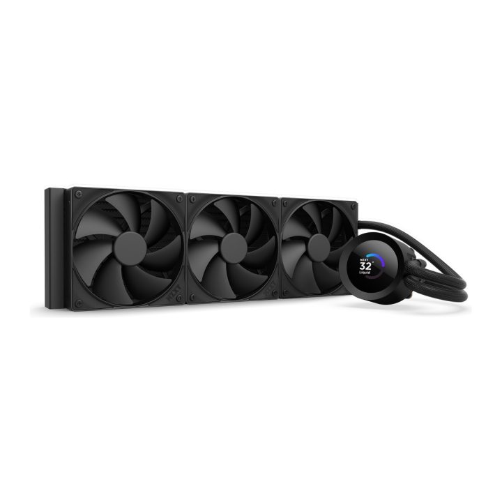 NZXT Kraken Plus 360 All-in-One Liquid CPU Cooler 12 cm Black…