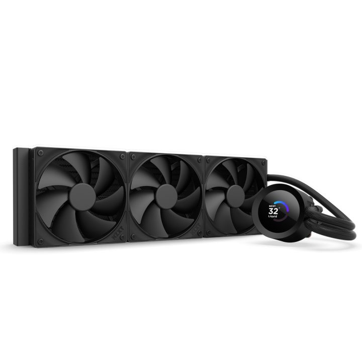 NZXT Kraken Plus 360 All-in-One Liquid CPU Cooler 12 cm Black…