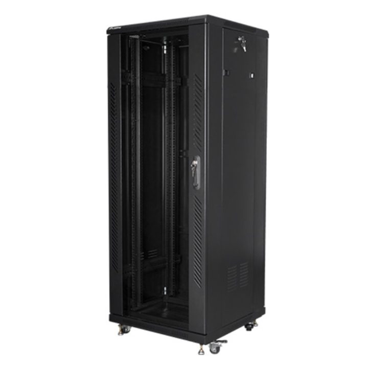 Armário rack de chão Lanberg 32U - 600X600X1603 19 polegadas flat…