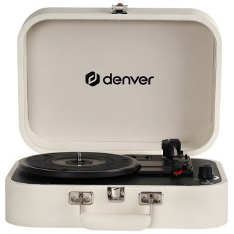 Denver VPL-130 gira-discos de acionamento direto Bege Automático