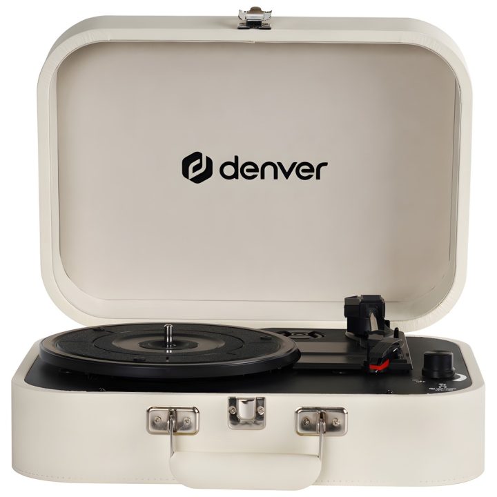 Denver VPL-130 gira-discos de acionamento direto Bege Automático