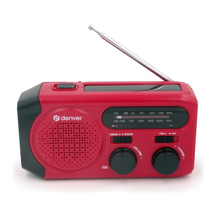 Denver SCR-2010MK2 Portable Analog Radio Red