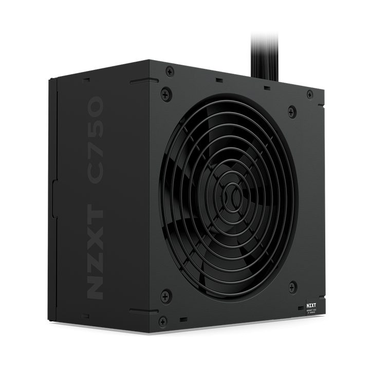 NZXT 750 Watt 80+ Bronze Fully-Modular ATX 3.1 Power Supply, EU Power…