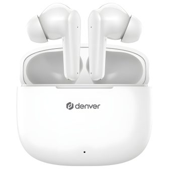 Denver TWE-48W Earbuds and Headphones True Wireless Stereo (TWS)…
