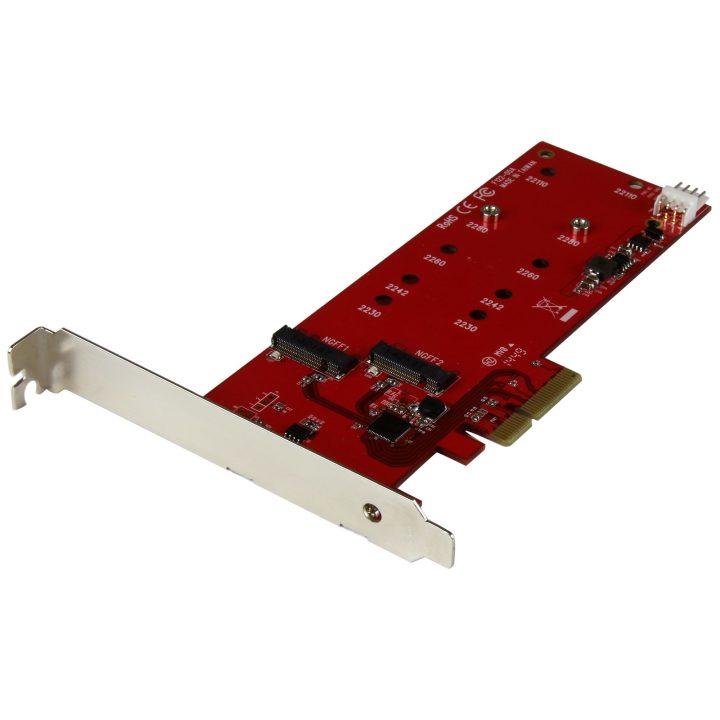 StarTech.com Placa Controladora M.2 PCI Express para 2 SSD