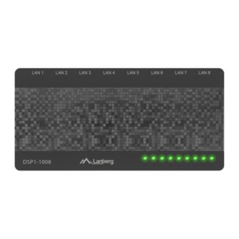 Switch não gerido Lanberg DSP1-1008 Gigabit Ethernet (10/100/1000)…