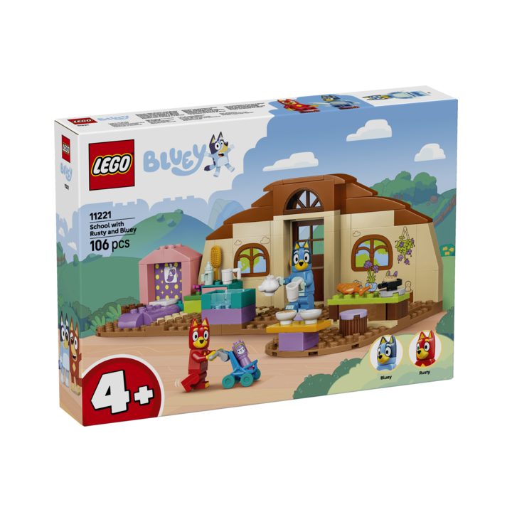 Lego escola com o Rusty e o Bluey (11221)