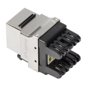 Conector keystone Lanberg cat 6 FTP RJ45 180 graus (KSF6-1000)