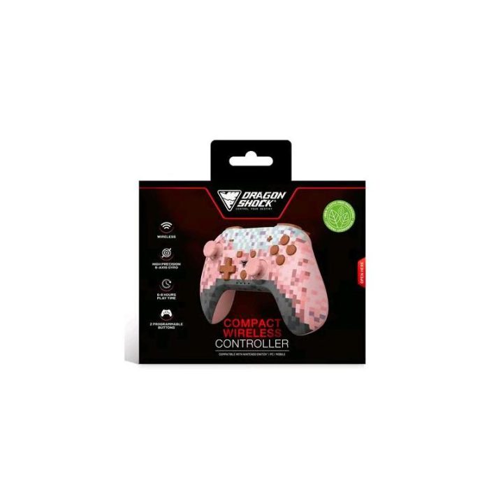 Dragon Shock - comando sem fios compacto BT poptop rosa para PC e…