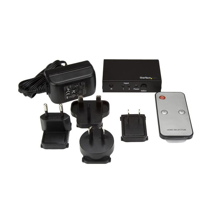StarTech.com 2-Port HDMI Switch - 4K 60Hz