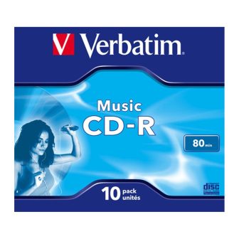 Verbatim CD-r 700MB 16x tarrina 10 unidades audio (43365)