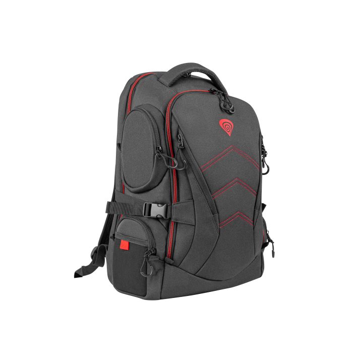 GENESIS Pallad 550 17,3" Mochila Negro, Rojo