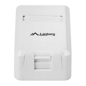 Caixa de conexões Lanberg OK1-0001-w 1 porta