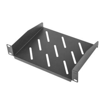 Lanberg Fixed Tray 1U 254 x 180 mm Max Load 20kg 10-Inch Rack Black…