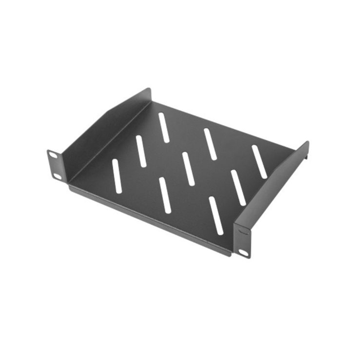 Lanberg Fixed Tray 1U 254 x 180 mm Max Load 20kg 10-Inch Rack Black…