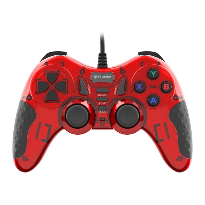GENESIS Mangan 200 Red USB 2.0 Analog/Digital PC Gamepad