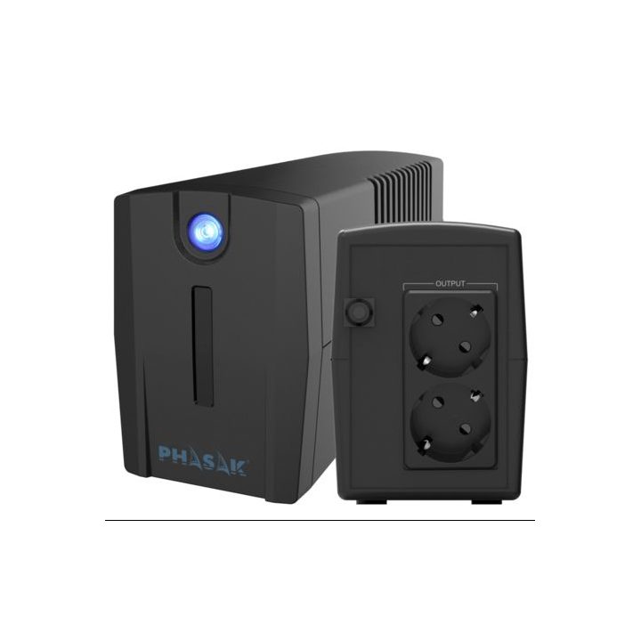 Phasak OTTIMA PH 7266 UPS 660VA Surge Protection 0.66kVA