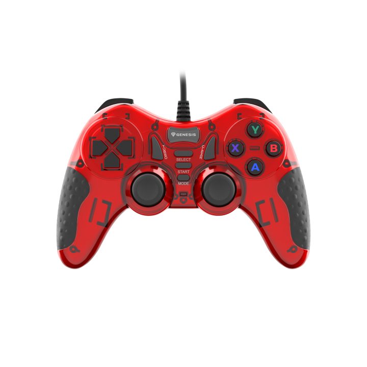 GENESIS Mangan 200 Vermelho USB 2.0 Gamepad Analógico/Digital PC