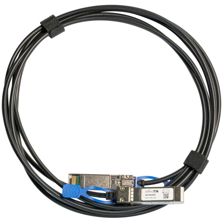 Mikrotik XS+DA0001 infiniBanc cable 1 m SFP/SFP+/SFP28 Black