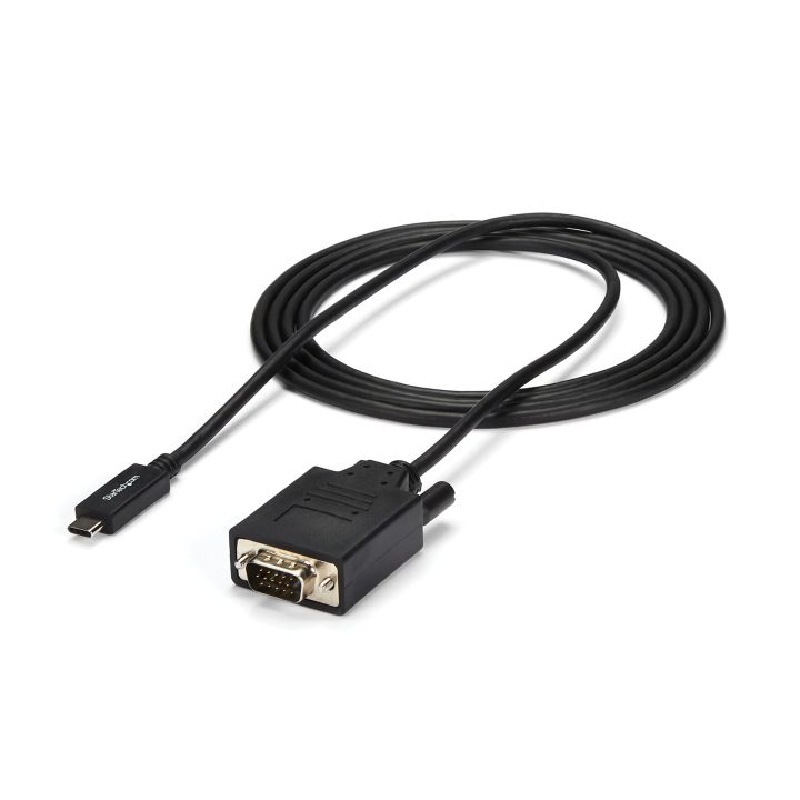 StarTech.com 2m USB C to VGA Cable - Active Video Adapter Cable…