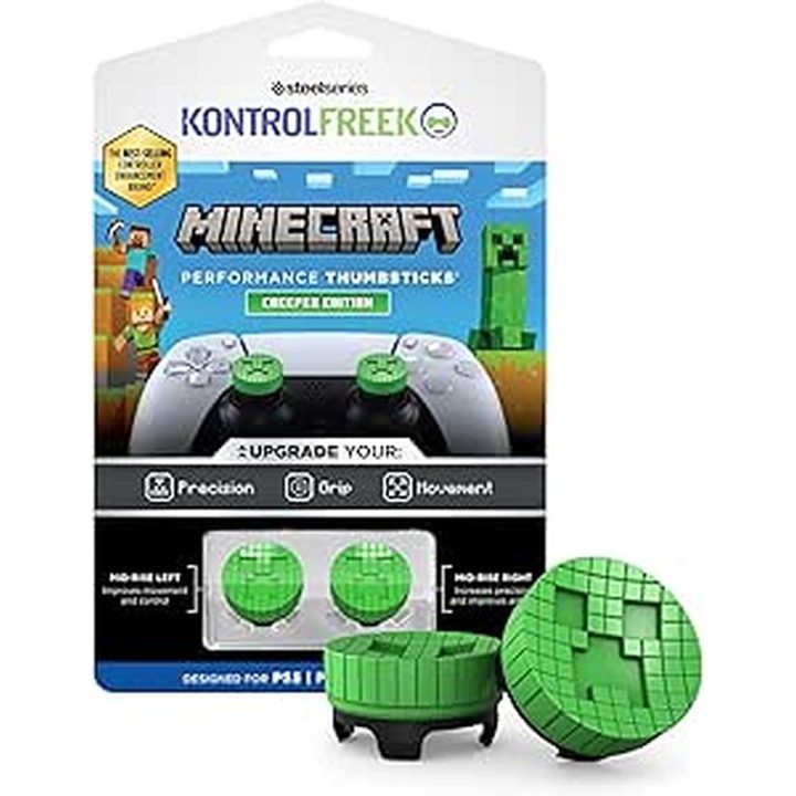 KontrolFreek by SteelSeries Minecraft Creeper PS5 Gamepad Accessory…