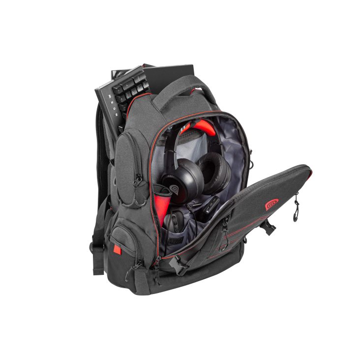 GENESIS Pallad 550 17,3" Mochila Negro, Rojo