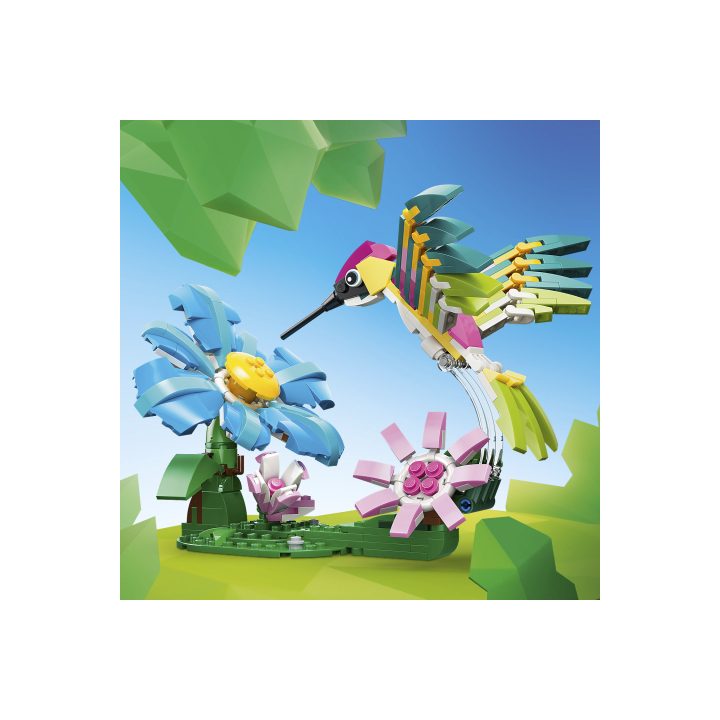 Lego Creator 3 animais de brinquedo em 1 colibri colorido (31384)