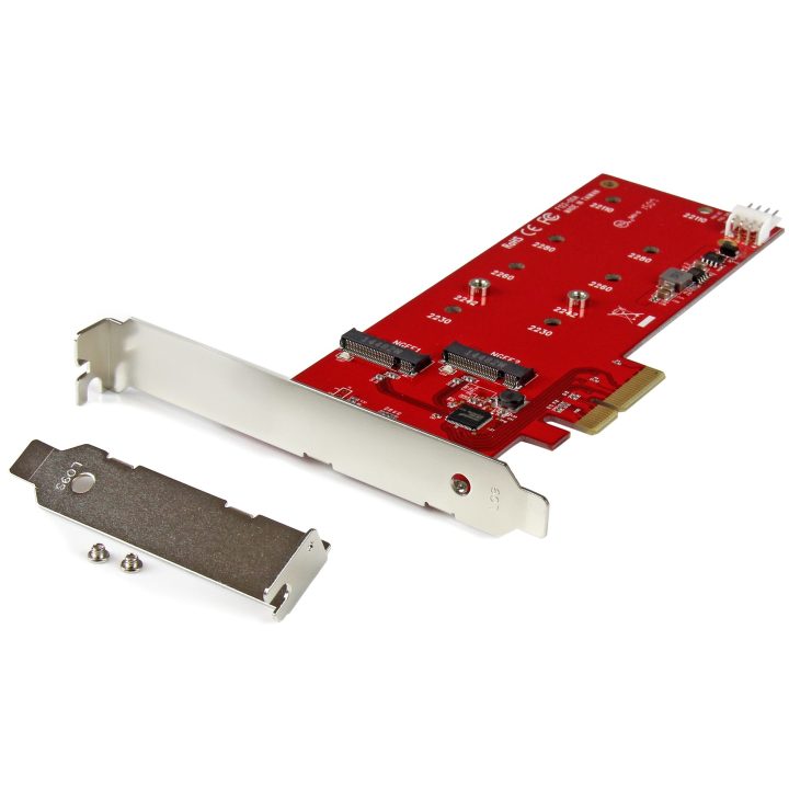 StarTech.com M.2 PCI Express Controller Card for 2 SSDs
