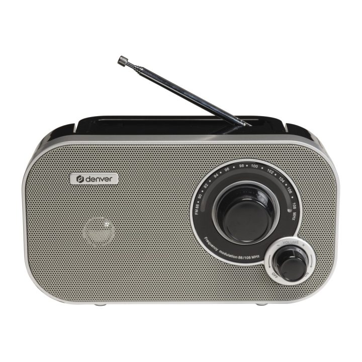 Rádio pessoal analógico Denver TR-51GR cinzento