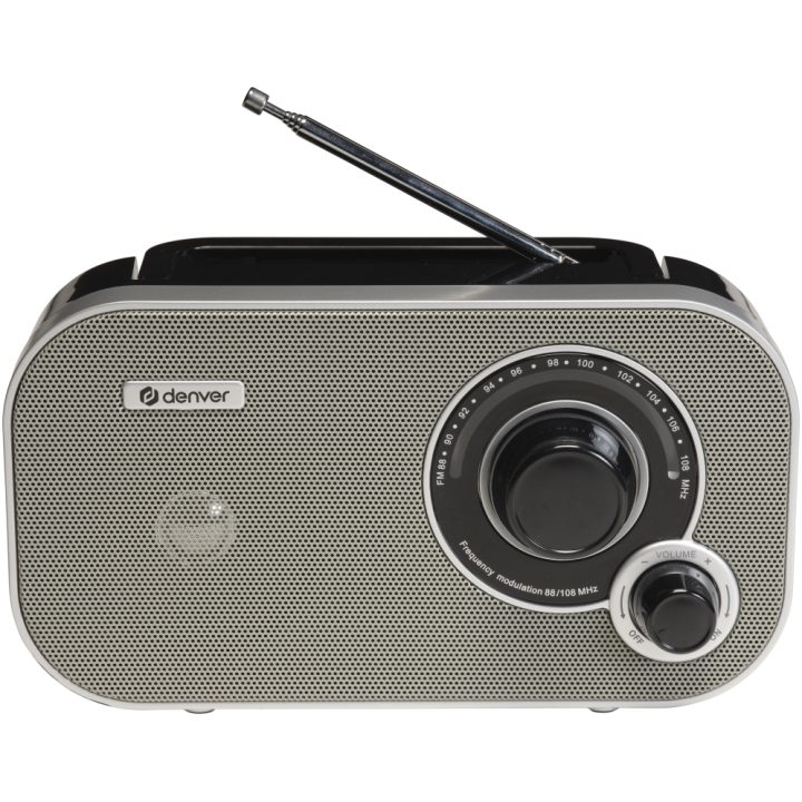 Denver TR-51GR Personal Analog Radio Gray