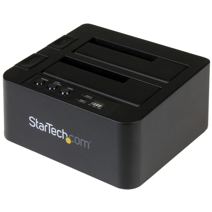 StarTech.com Standalone Hard Drive or SSD SATA Duplicator Cloner -…