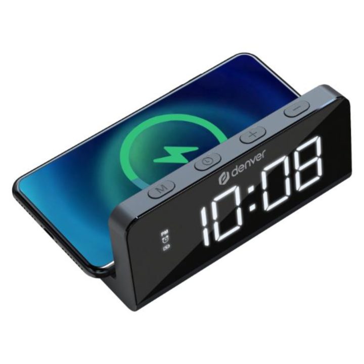 Denver ECQ-103MK2 Digital Alarm Clock Black