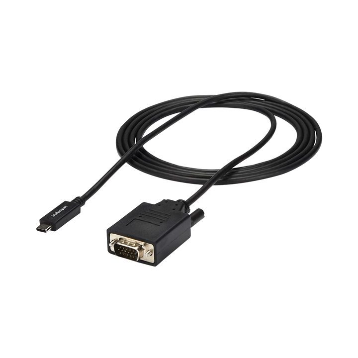 StarTech.com 2m USB C to VGA Cable - Active Video Adapter Cable…