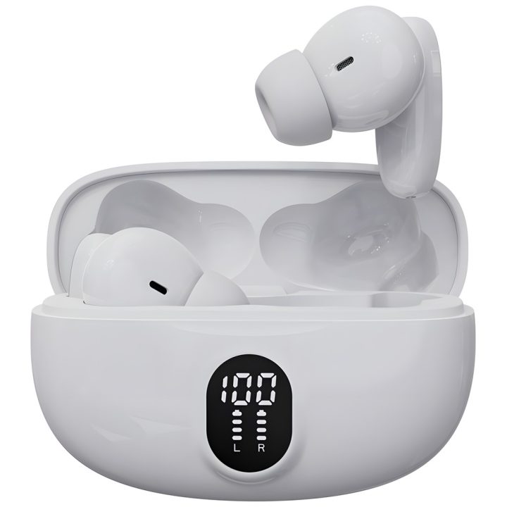 Denver TWE-57W auscultadores e auriculares Auriculares True Wireless…