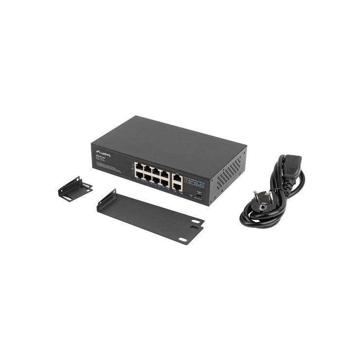 Lanberg RSFE-8P-2GE-120 Unmanaged Gigabit Ethernet (10/100/1000)…