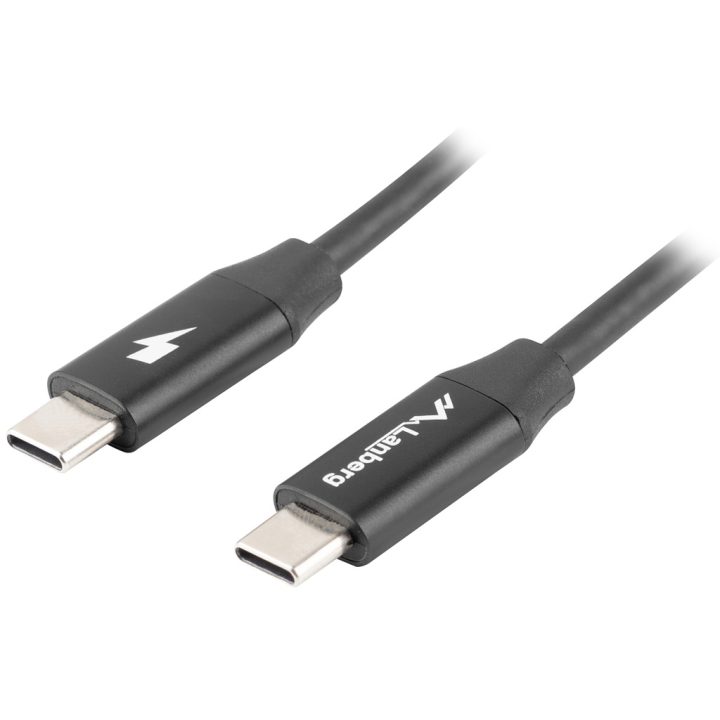 Cable USB Lanberg 2.0 macho-USB-C macho quick charge 4.0 1.8m negro…