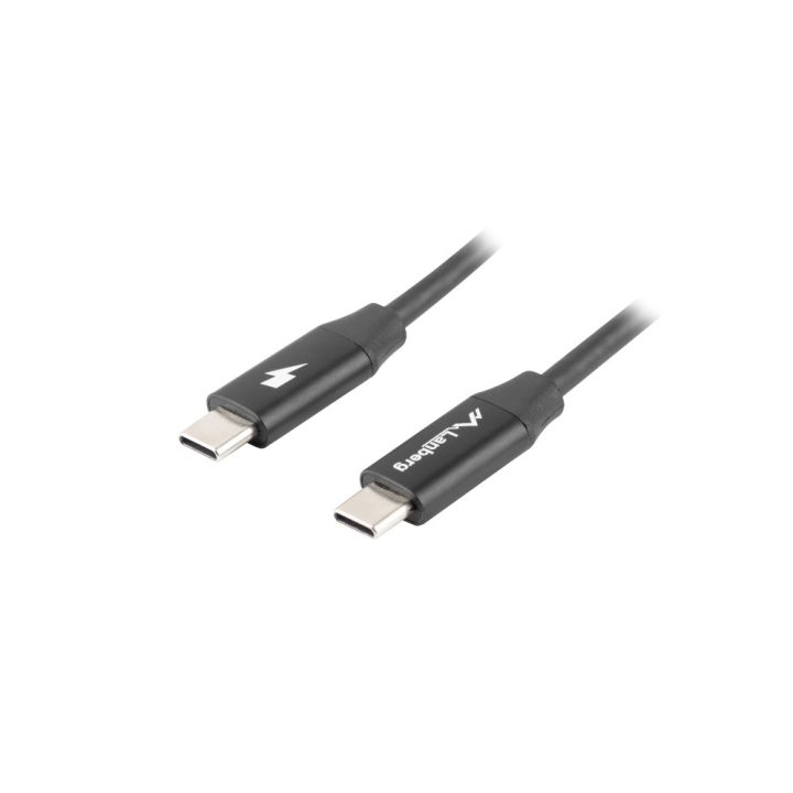 Cabo USB Lanberg 2.0 macho-USB-C macho quick charge 4.0 1.8m preto…