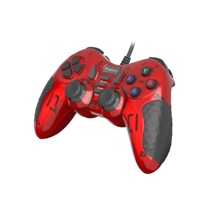 GENESIS Mangan 200 Vermelho USB 2.0 Gamepad Analógico/Digital PC