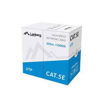 Lanberg Cat.5e UTP Cable Reel 305m RJ45 Solid Copper Fluke Tested…