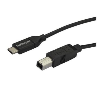 StarTech.com Cable de 2m USB-C a USB B Macho a Macho - Cable USB Tipo…
