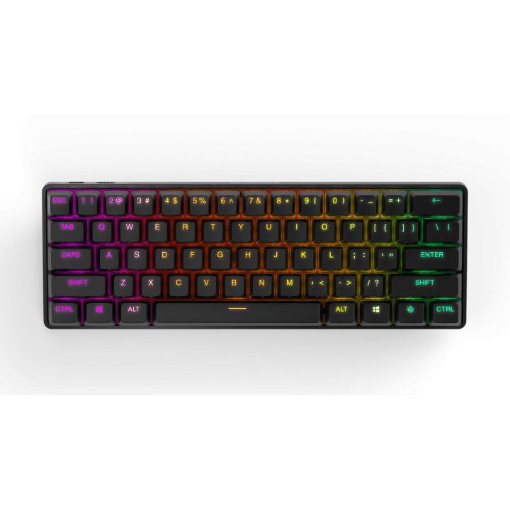SteelSeries Apex Pro Mini Wireless USB + RF Wireless + Bluetooth…