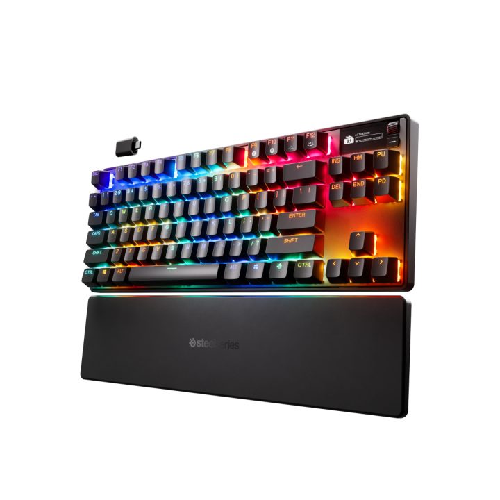Teclado de jogo Steelseries APEX PRO TKL WIRELESS GEN 3 USB + RF…