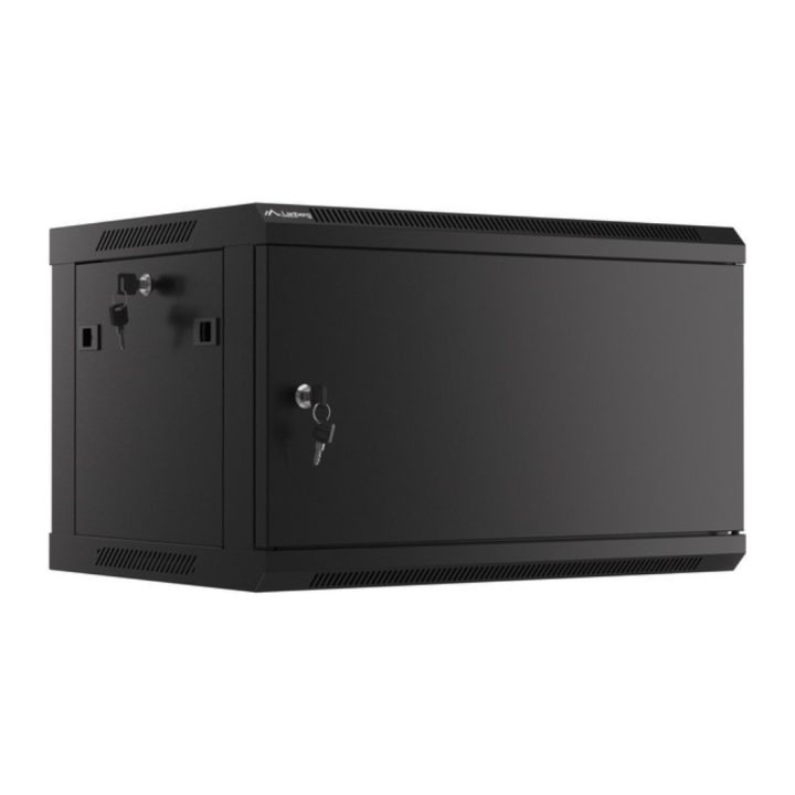 Armario Lanberg mural rack 19 pulgadas 6u - 600X450 negro…