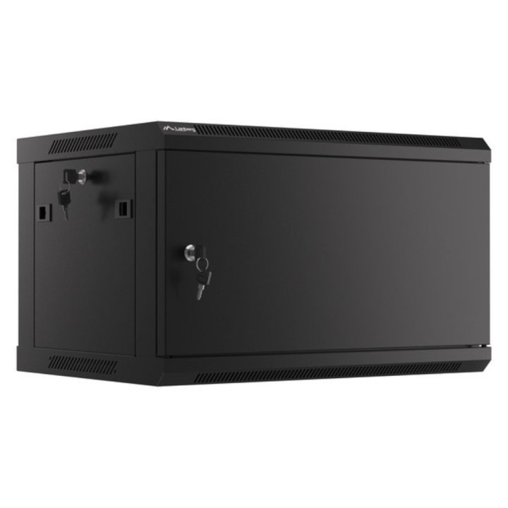 Armario Lanberg mural rack 19 pulgadas 6u - 600X450 negro…